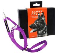 Canny Collar - Collare a Cavezza Addestramento Cane | Collare Anti-Tiro Gentile e Sicuro | Camminate Piacevoli Senza Stress - Viola - Taglia 5