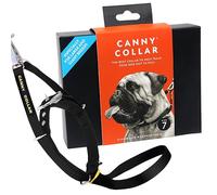 Canny Collar - Collare a Cavezza Addestramento Cane | Collare Anti-Tiro Gentile e Sicuro | Camminate Piacevoli Senza Stress - Nero, Taglia 7