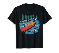 Canoa Boundary Waters Bwca Lago Selvaggio Pagaiatore Maglietta