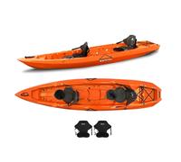Canoa due posti Mojito Big mama kayak - kayak 380 cm - 2 posti adulto + 1 posto