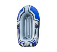 Canoa Gonfiabile Spessa Barca da Pesca per Una Persona Portatile Pieghevole Tempo Libero e Viaggi in Acqua