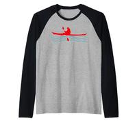 Canoa Guidare Canoe Kayak Canoa Maglia con Maniche Raglan