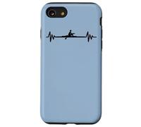 Canoa-Rowing Canoa-Rower Cardiogram Canoista Canoa Custodia per iPhone SE (2020) / 7 / 8
