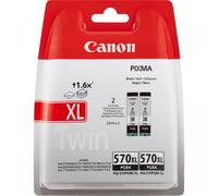 Canon 0318C007 Cartuccia Multipack PGI-570PGBK (Conf. da 2 pz.) originale NERO