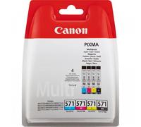 Canon 0386C005 CLI-571 multipack cartucce d'inchiostro originali colori e nero
