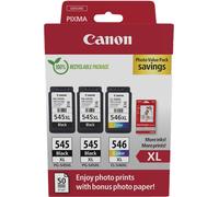 Canon 8286B015 cartuccia d'inchiostro 3 pz Originale Resa elevata (XL) Nero, Ciano, Magenta, Giallo