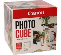 PIXMA TS7650i Canon + 13x13 cm Fotopapier 40 Blatt Value Pack Arancione Originale PP-201 5x5 Photo Cube Creative Pack