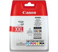 Canon 1998C005 CLI-581XXL Cartuccia D'Inchiostro Pacco Multiplo BK, C, M, Y
