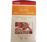 Canon 1X Original Cartucce RP-108 Selphy CP1000 CP1200 CP820 CP900 CP910 +Carta