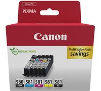 Canon 2078c007 cartuccia d'inchiostro 5 pz originale nero, blu, ciano, magenta, giallo