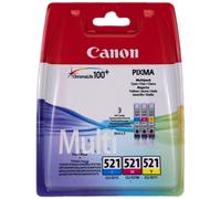 Canon 2934B010 Multipack ciano / magenta / giallo Originale CLI-521z