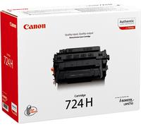 Canon Cartuccia 724H TONER Nero, Rendimento 12500 Pagine, Imballo in cartone