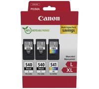 Canon 3x Originale Stampante Cartucce PG-540L CL-541XL MG2150 MG 3150 3220 3222