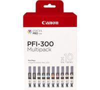 Canon PFI-300 Cartuccia Nero, Blu, Ciano, Grigio, Magenta, Nero per foto, Magenta per foto, Rosso, Giallo Originale - 4192C008