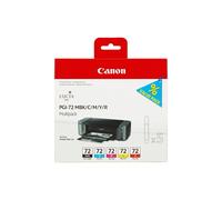 Canon 5 Cartucce d'inchiostro Multipack PGI-72 MBK/C/M/Y/R