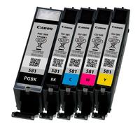 Canon 5x Originale Stampante Cartucce per Pixma TS9540 TS9541C TS9550 TS9551C