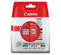 Canon 5x XL Originale Cartucce Set PGI-580 + CLI-581 Pixma TS9541C TS9550