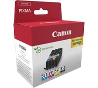 CANON 6509B016 - INCHIOSTRO CLI-551 C.M.J.N ALLARME