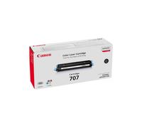 Canon Toner 707BK (9424A004) Nero Originale per i‑SENSYS LBP-5000/LBP-5100