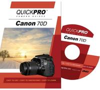 Canon 70D Instructional DVD by QuickPro Camera Guides