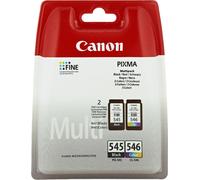 Canon PG-545/CL-546 Multipack cartuccia d'inchiostro 2 pz Originale Nero, Ciano, Magenta, Giallo