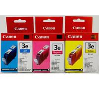 CANON BCI-3eC/3eM/3eY ORIGINALE CIANO/MAGENTA/GIALLO S400/S500/S600/BJC-3000