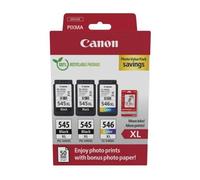 Canon 8286B015 cartuccia d'inchiostro 3 pz Originale Resa elevata (XL) Nero, Ciano, Magenta, Giallo