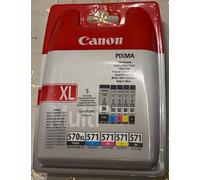 Canon PGI-570XL/CLI-571 PGBK cartuccia d'inchiostro 5 pz Originale Nero, Ciano, Magenta, Giallo