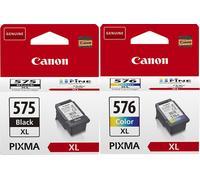 Canon Cartucce PG-575 + CL-576 XL Originale Per PIXMA TS3550i TS3551i TR4750i