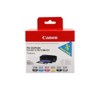 Canon Cartuccia d'inchiostro Multipack PGI-550 PGBK / CLI-551 BK/C/M/Y/GY