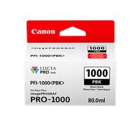 Canon Cartuccia d'inchiostro nero fotografico PFI-1000PBK