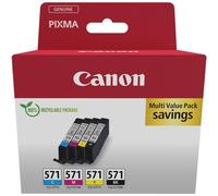 ORIGINALE Canon Multipack nero / ciano / magenta / giallo CLI-571 0386C008