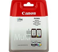 Canon PG-545/CL-546 Multipack cartuccia d'inchiostro 2 pz Originale Nero, Ciano, Magenta, Giallo