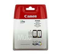 Canon PG-545/CL-546 Multipack cartuccia d'inchiostro 2 pz Originale Nero, Ciano, Magenta, Giallo