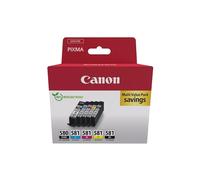 Canon 2078c007 cartuccia d'inchiostro 5 pz originale nero, blu, ciano, magenta, giallo