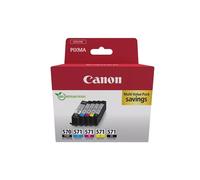 Canon 0372C006 cartuccia d'inchiostro 5 pz Originale Nero, Ciano, Magenta, Giallo