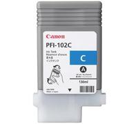 Canon Cartuccia InkJet Ciano PFI-102 C da 130 ml per iPF500/iPF600/iPF700