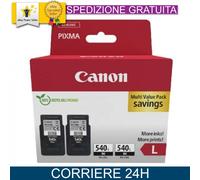 Canon Cartuccia Nero Multipack PG-540L per Pixma MG3650 MG3650S MG5350