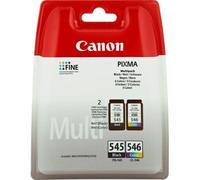 Canon PG-545/CL-546 Multipack cartuccia d'inchiostro 2 pz Originale Nero, Ciano, Magenta, Giallo