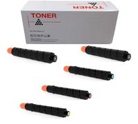 CANON CEXV28 TONER COMPATIBILE NO ORIGINALE 1 4 5 BK C M Y 44000/38000 pagine