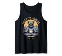 Canon City Colorado - Orso astratto Chill Zen Yoga Design Canotta