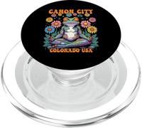 Canon City Colorado USA Psichedelico Frog Zen Chill Design PopSockets PopGrip per MagSafe