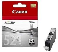 Canon Cli-521 Bk Serbatoio Inchiostro, Nero, Blister Security