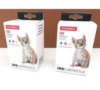 Canon CLI-521 CMY 12 Cartucce Ink Compatibili - Nuove Sigillate