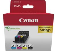 Canon - Kit Cartucce Cli-551 C/m/y/bk Multi Sec-colore Canon