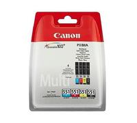 Canon MultiPack Inkjet Originale CLI-551 per Pixma iP7250,MG5450,MG5550,MG5650..