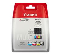 Canon CLI-551 Multipack 4x7ml di inchiostro ciano/magenta/giallo/nero