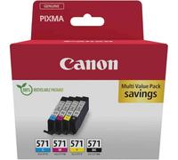 CANON CLI-571 0386C008 CMYK INCHIOSTRO - 398 PAGINE BIANCO/NERO PER PIXMA MG5740