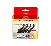 Canon CLI-571 pacco da 4 cartucce inkjet nero, ciano, giallo, magenta