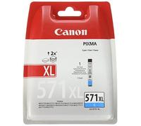 Originale Canon Pixma TS 6050 Series Cartuccia stampante (CLI-571 CXL / 0332 C 004) ciano, 680 pagine, 2.14 cent per pagina, Contenuto: 11 ml